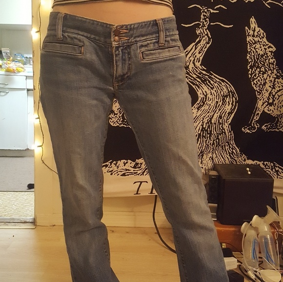 Vintage Abercrombie blue jeans - Picture 1 of 5
